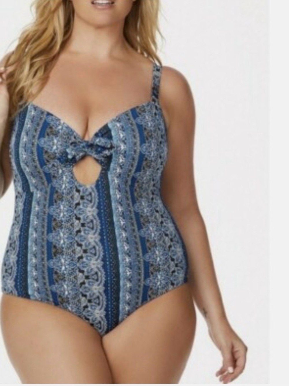 Raisins Curve Byron's Bay Underwire One Piece Swimsuit Plus Size 22W NWT